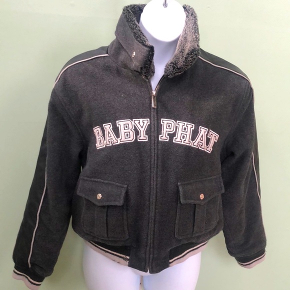 Baby Phat Bomber Zip Jacket Womens XL